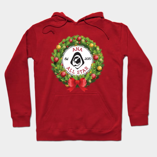 Christmas All Star Overwatch Ana Wreath Hoodie by Rebus28